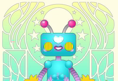 Create an Art Nouveau-Inspired Robot Design in CorelDRAW