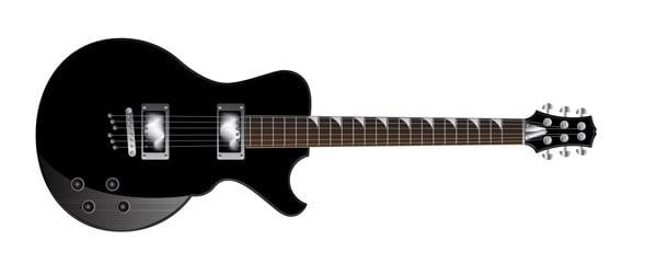 User suikervlieg shared their rockin result of a shiny electric guitar vector piece from a tutorial by Maciej Lenartowicz