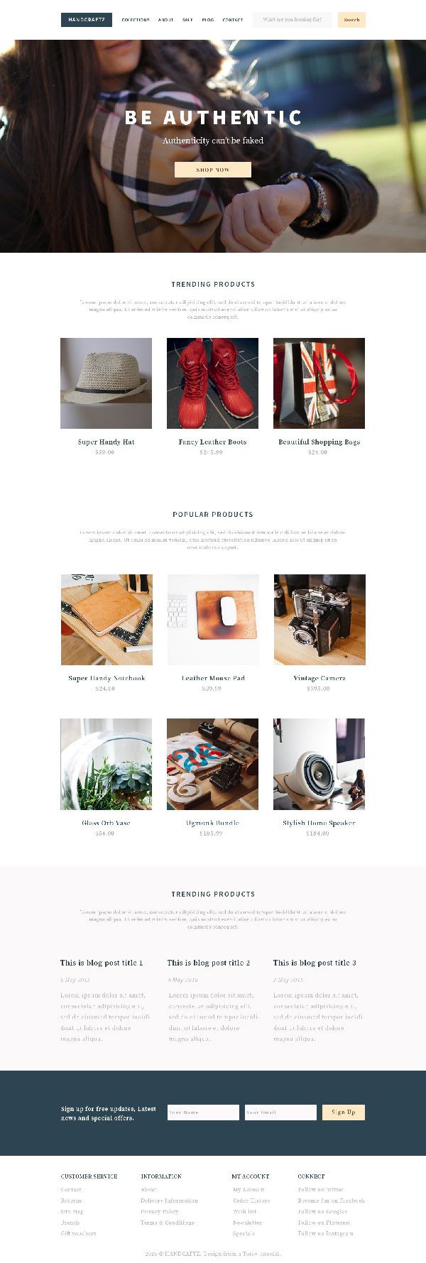 Fathia Gamal shared her own take on a shopify theme from a tutorial by Tomas Laurinavicius