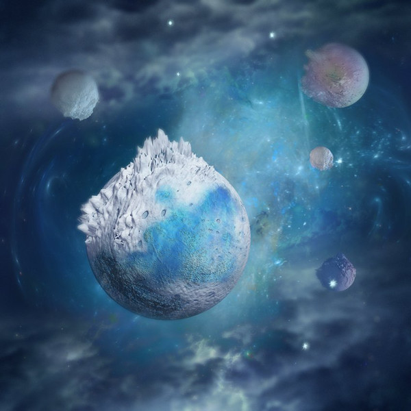 User Milana shared her beautiful result from a planet illustration tutorial by Alexandra Fomicheva