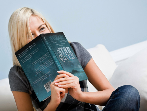 Narcisa Didoaca commented with her own beautiful result from a historical fiction book cover tutorial by Grace Fussell