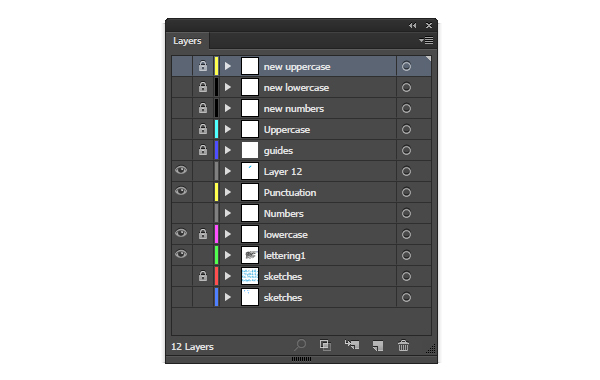 Organize objects into corresponding layers