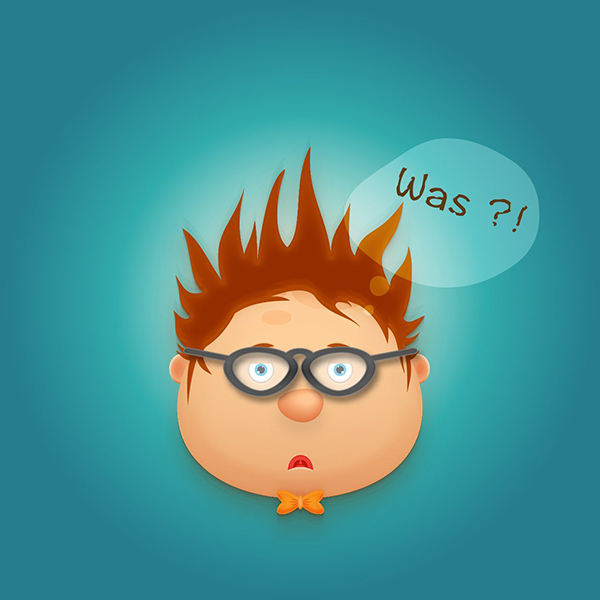 Yousef Sheikh Khalil shared their take on a silly cartoon face illustration tutorial by Andrei Marius