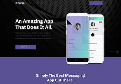 Die 25+ besten kostenlosen(Splash) Landing Page-Vorlagen für 2019