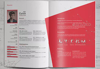 30 beste visuelle Lebenslauf-Vorlagen für Künstler und Kreative (im Jahr 2021)