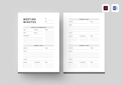 20 Best Free Microsoft Word Meeting Agenda Templates to Download 2025
