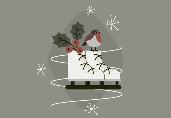 How to design a winter-themed illustration in Illustrator