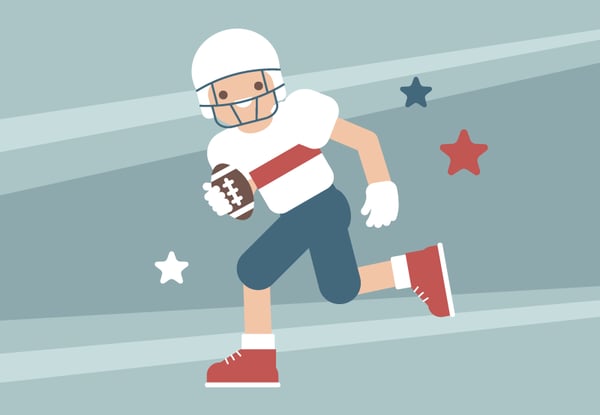 How to draw a Super Bowl player in Illustrator