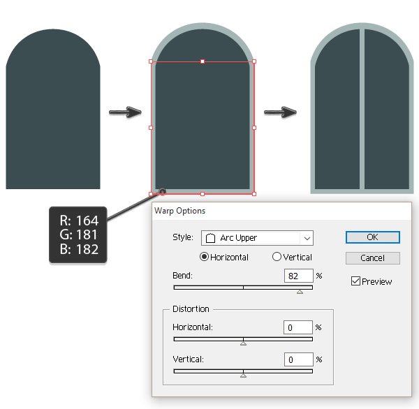 creating the window frame