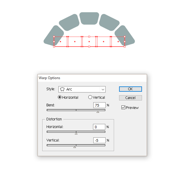warp options for bricks