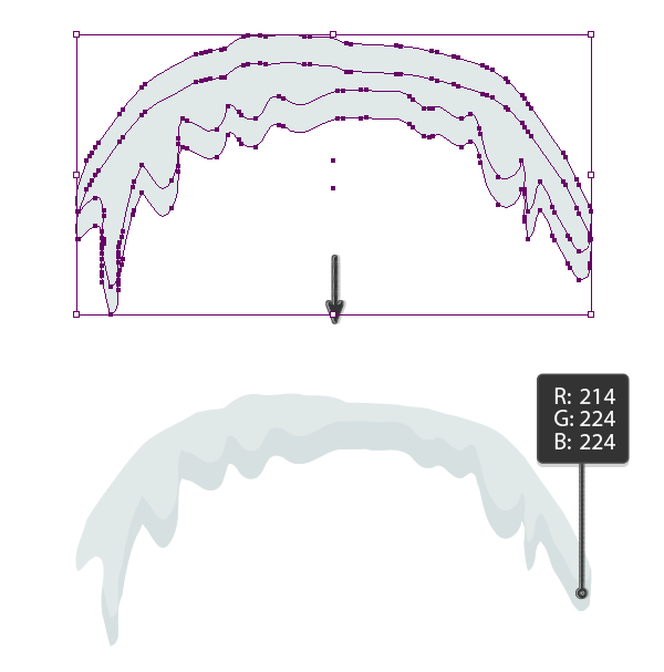 adding volume to the snow