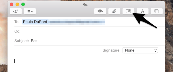 Apple Mailで画像添付ファイルをマークアップする方法