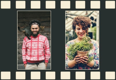 Cómo crear una plantilla de Photoshop con efecto Polaroid animado