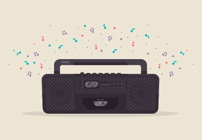 ¿Cómo Crear un Radio de los 90s en Adobe Illustrator?