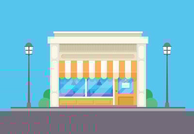 Como Crear una Ilustración de Tienda Bodega en Adobe Illustrator