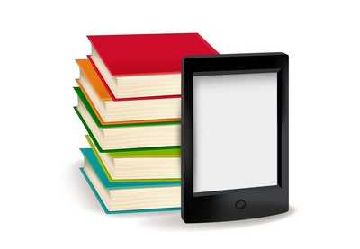 How to Draw a Stack of Books and an E-Book Reader in Adobe Illustrator