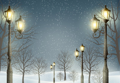How to Draw a Festive Winter Landscape With Glowing Lamps in Adobe Illustrator