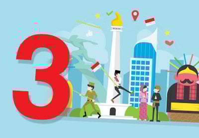 3 Top Indonesia Video Templates for After Effects (Graphics, Maps, Illustrations)