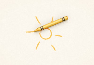 Cómo crear una ilustración de crayones en Adobe Illustrator