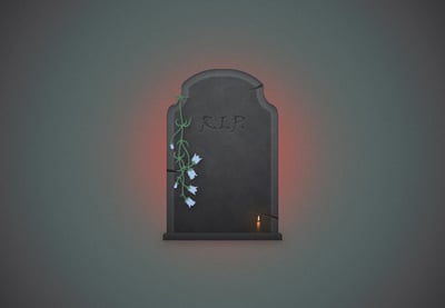 Cómo crear una ilustración de una lápida tenebrosa en Adobe Illustrator