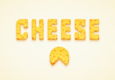 Crear un detallado efecto de texto de queso en Adobe Illustrator