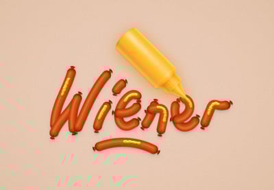 Cómo crear un divertido efecto de texto de salchicha en Adobe Illustrator