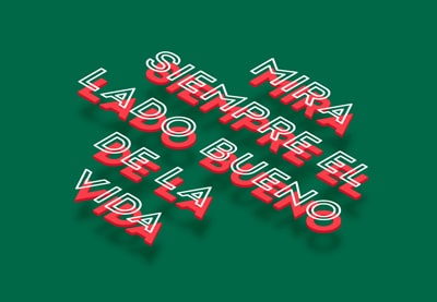 Cómo Crear un Efecto de Texto 3D Español en Adobe Illustrator