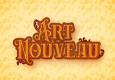 Cómo crear un efecto de texto Art Nouveau en Illustrator