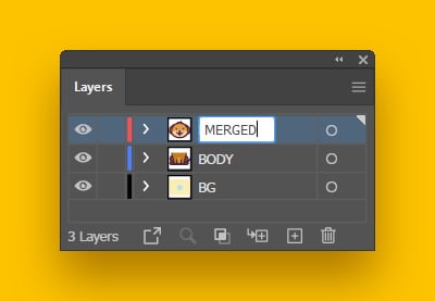 How to Merge Layers in Illustrator