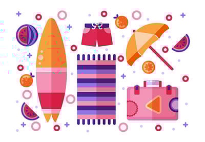 ¿Cómo
crear una Ilustración de Diseño Plano de Verano en Adobe Illustrator?