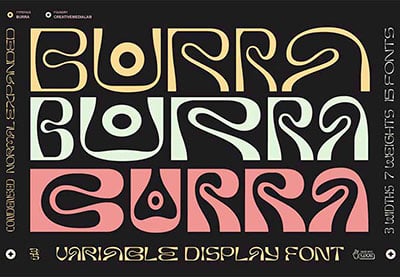 21 Cool Warped Fonts (Distorted and Wavy Fonts)