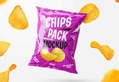 21 Best Chip Bag Mockup Templates