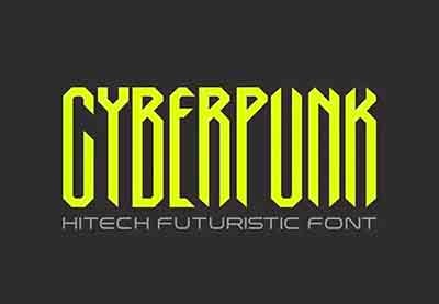 25+ Best Cyberpunk Fonts