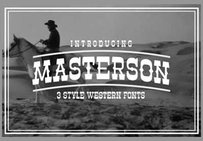 35 beste Western-Schriften (Old Western, Cowboy- und Country-Stil)
