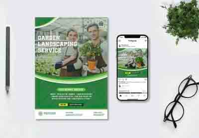 40+ Best Lawn Care Flyer Templates (Gardening, Mowing and Grass Cutting Flyers)