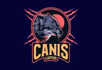 41 Cool Logos de Lobos con Diseño Gamer (generador de logos gaming)