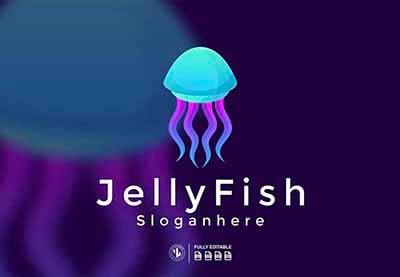 10 Awesome Jellyfish Logo Designs