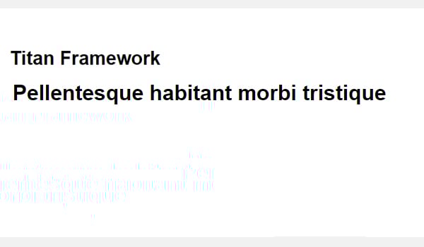 Displaying larger fonts on the front-end