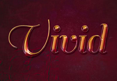 Cómo crear un efecto de texto vívido ombré en Adobe Photoshop