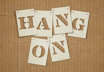 Cómo crear un efecto de texto de banner estilo esténcil en Adobe Photoshop