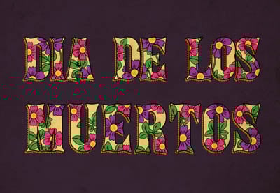 Cómo crear un efecto de texto inspirado en el Día de Muertos en Adobe Photoshop