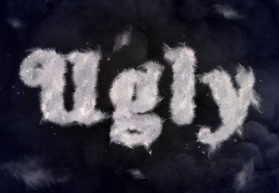 How to Create a Fluffy, Feathery Ugly Duckling Text Effect in Adobe Photoshop