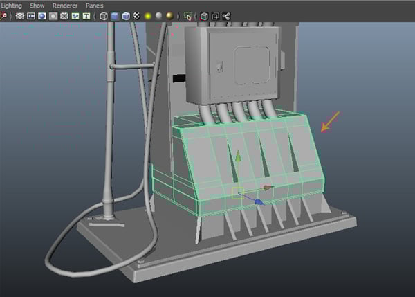 Isolate the motor chamber