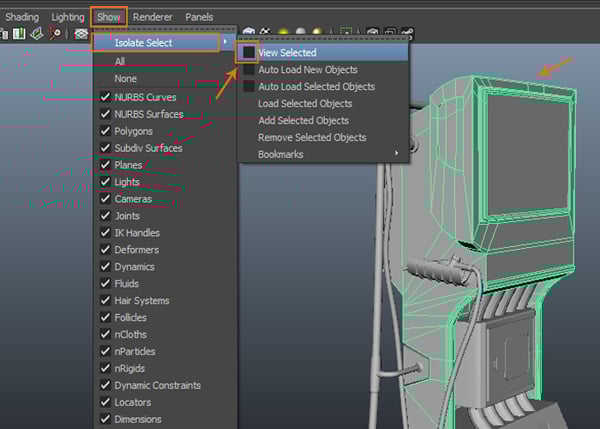 Isolate the dial case