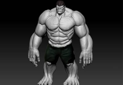 Creating Hulk Using Maya and ZBrush: Part 6