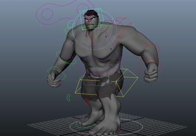 Rigging of Hulk: Part 7