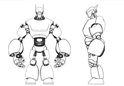 Creating a Magnum Mecha Character in Maya: Part 1