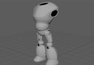 Creating a Magnum Mecha Character in Maya: Part 3