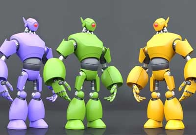 
Creating a Magnum Mecha Character in Maya: Part 7