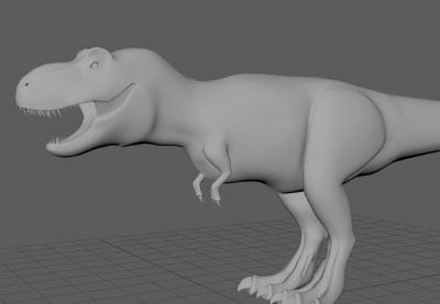 Creating a Jurassic World Dinosaur Character in Maya: Part 4